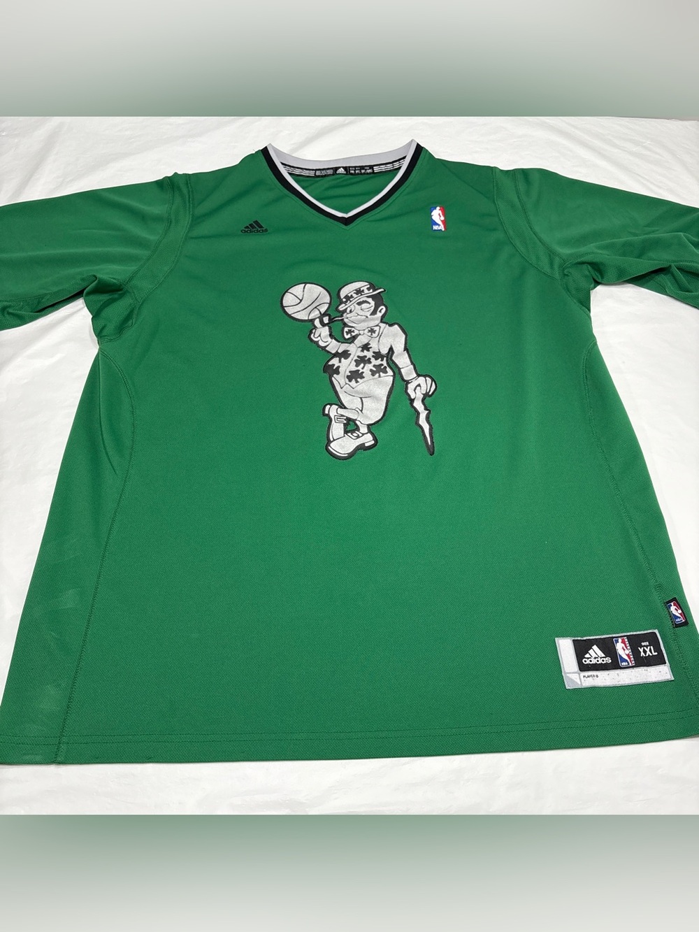 Adidas Boston Celtics Big Logo 2013-14 Christmas Day Blank Jersey Men’s XXL